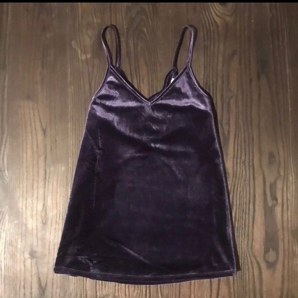 Bear Dance Purple Velvet Tank - Picture 2 of 3